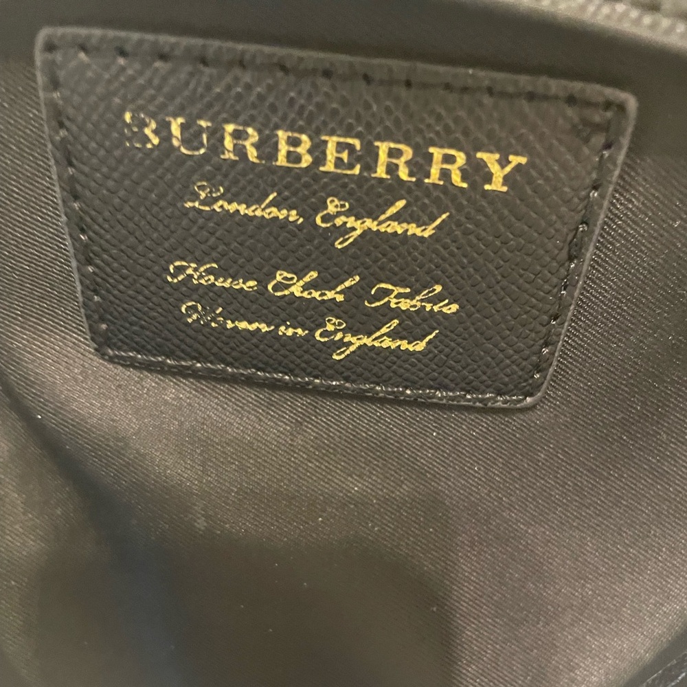 Burberry Black Leather Satchel with Gold Hardware - Picture 2 of 7